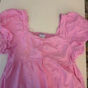 Old Navy Light Pink Casual Babydoll Top
